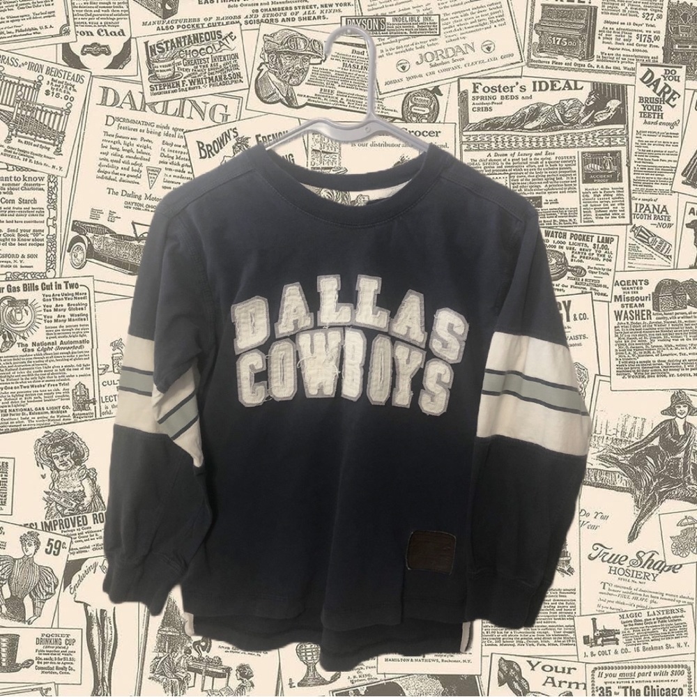 COPY - NFL Dallas Cowboys Long Sleeve Shirt, Size Small